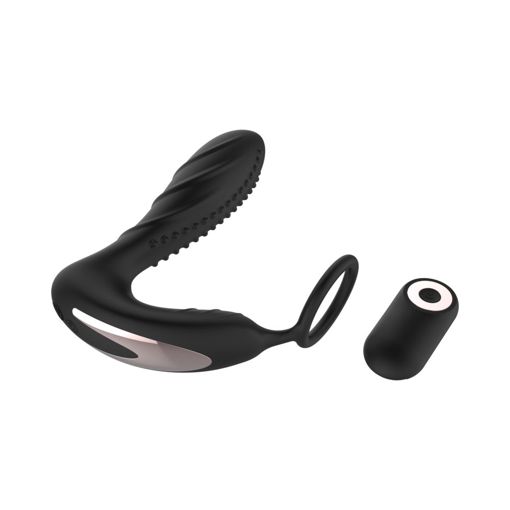 Gender Fluid Enrapt Prostate Vibe With Remote Silicone Black