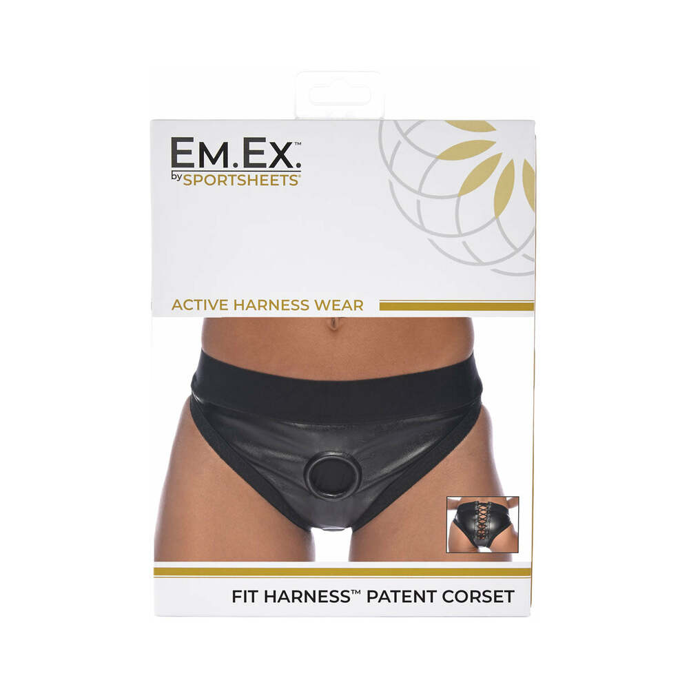 Em Ex Fit Harness Corset Small Black