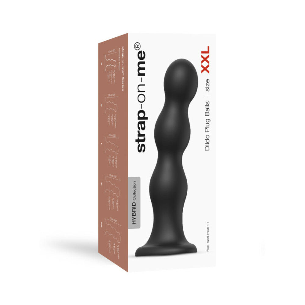 Strap-on-me Dildo Plug Balls Xxl Black