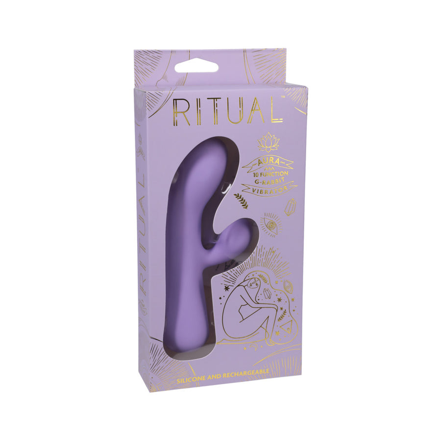 Ritual Aura Rechargeable Silicone Rabbit Vibe Lilac