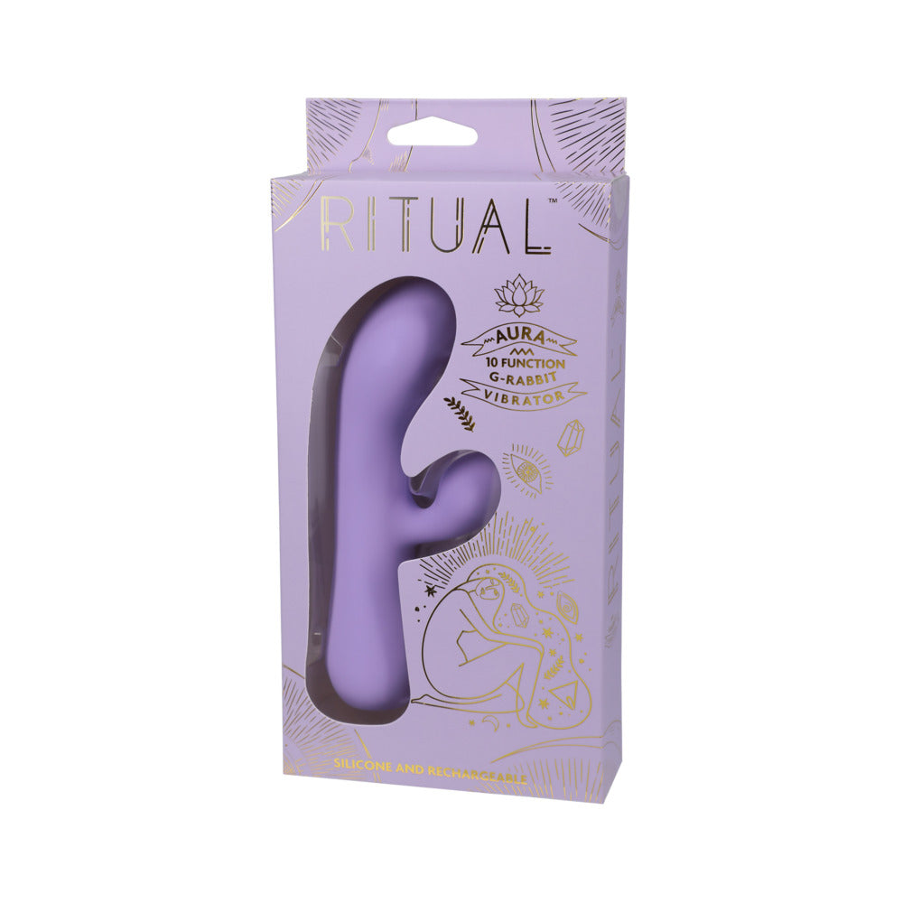 Ritual Aura Rechargeable Silicone Rabbit Vibe Lilac