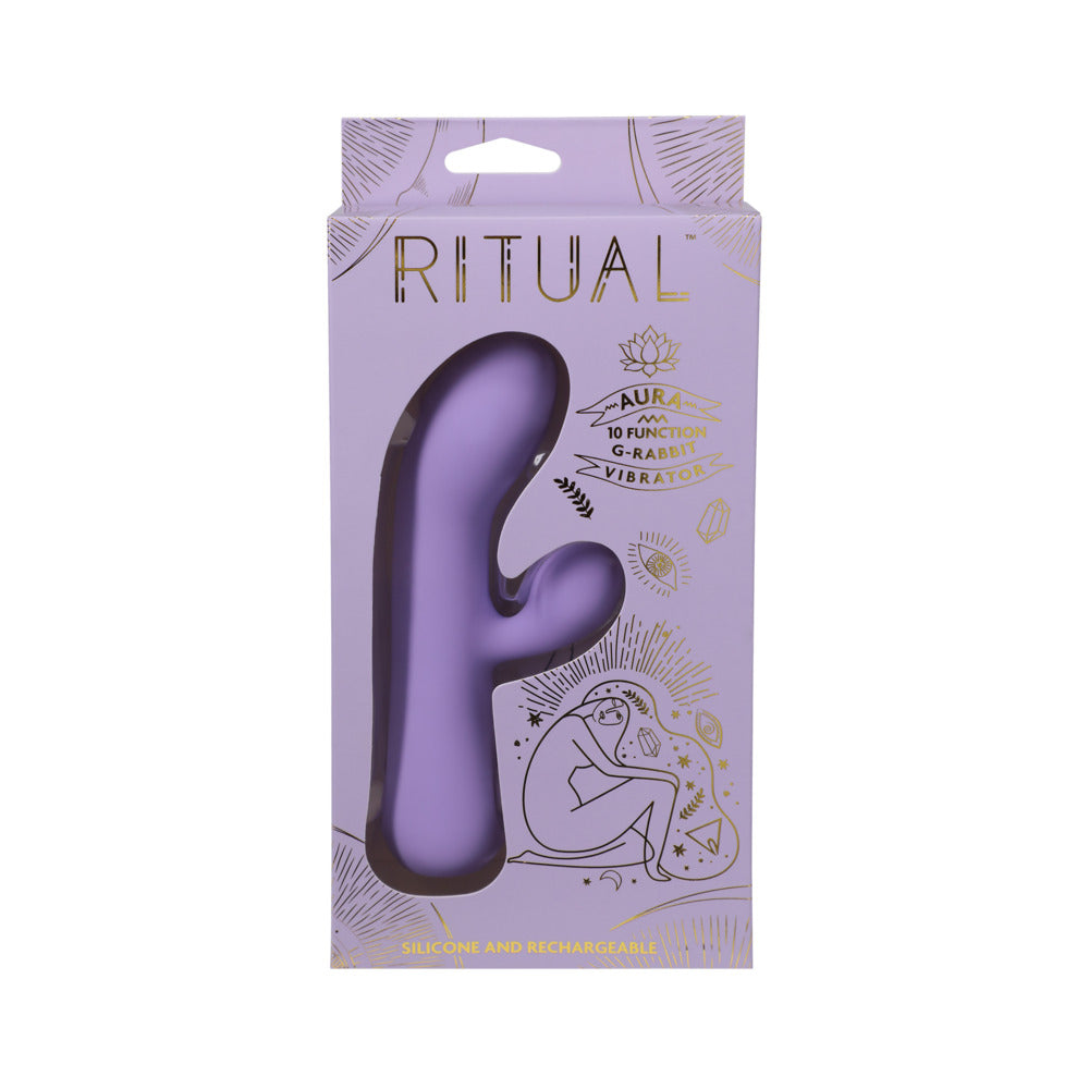 Ritual Aura Rechargeable Silicone Rabbit Vibe Lilac