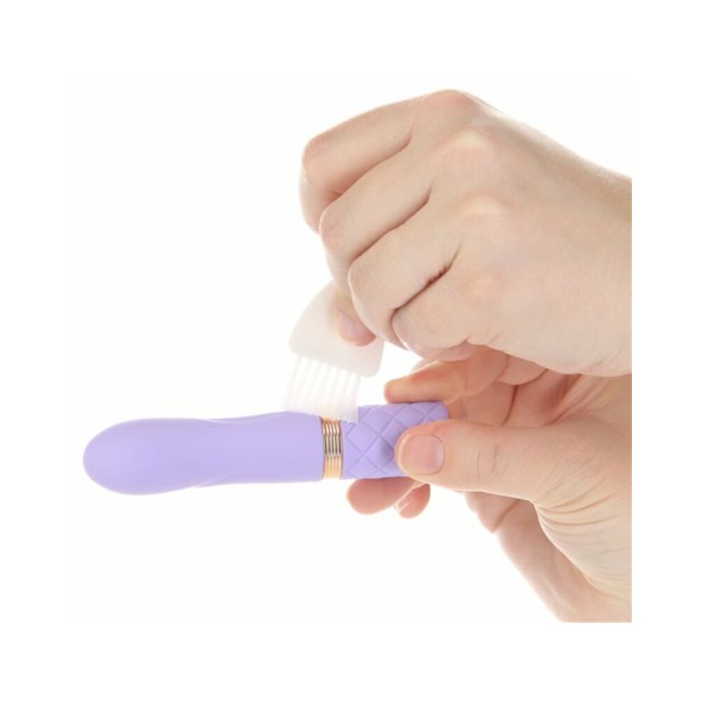 Pillow Talk Special Edition Flirty Mini Massager With Swarovski Crystal Purple