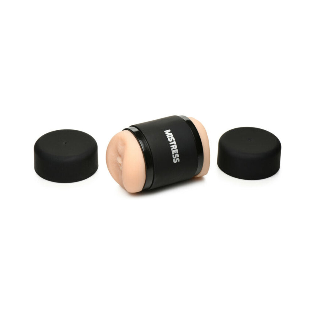 Curve Novelties Mistress Mini Double Stroker Ass & Mouth - Light