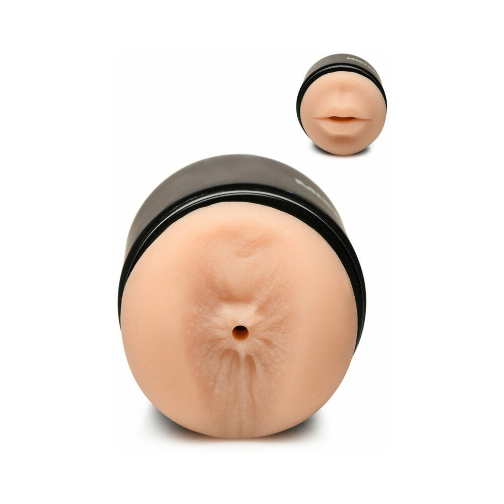 Curve Novelties Mistress Mini Double Stroker Ass & Mouth - Light