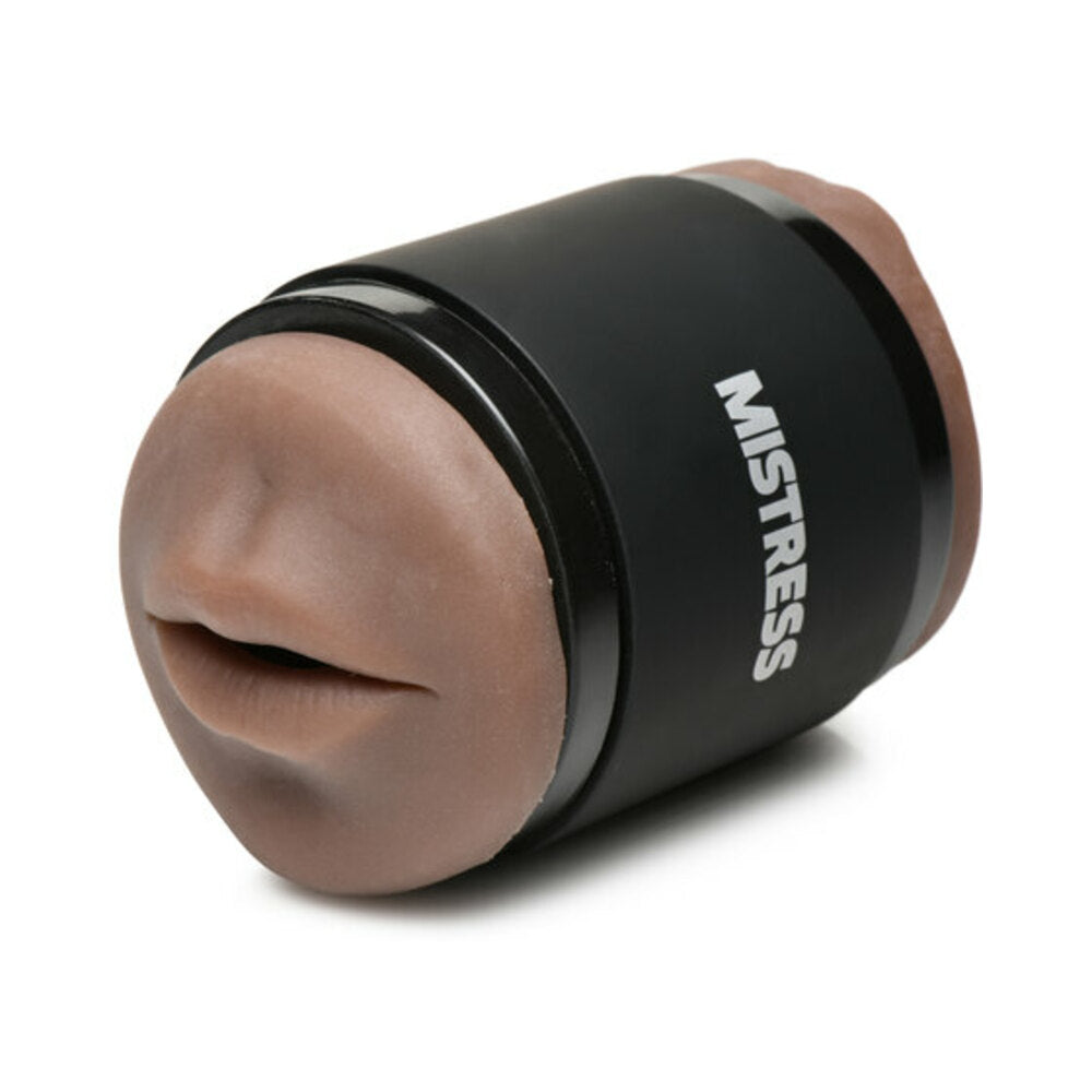 Curve Novelties Mistress Mini Double Stroker Ass & Mouth - Dark