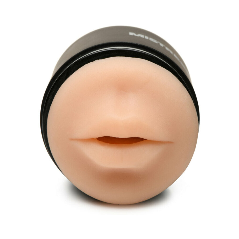 Curve Novelties Mistress Mini Double Stroker Mouth & Pussy - Light