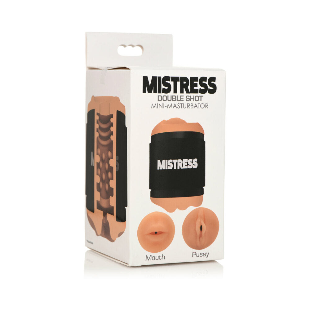 Curve Novelties Mistress Mini Double Stroker Mouth & Pussy - Medium