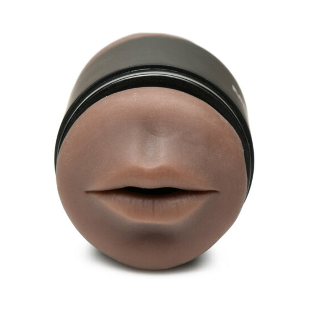 Curve Novelties Mistress Mini Double Stroker Mouth & Pussy - Dark