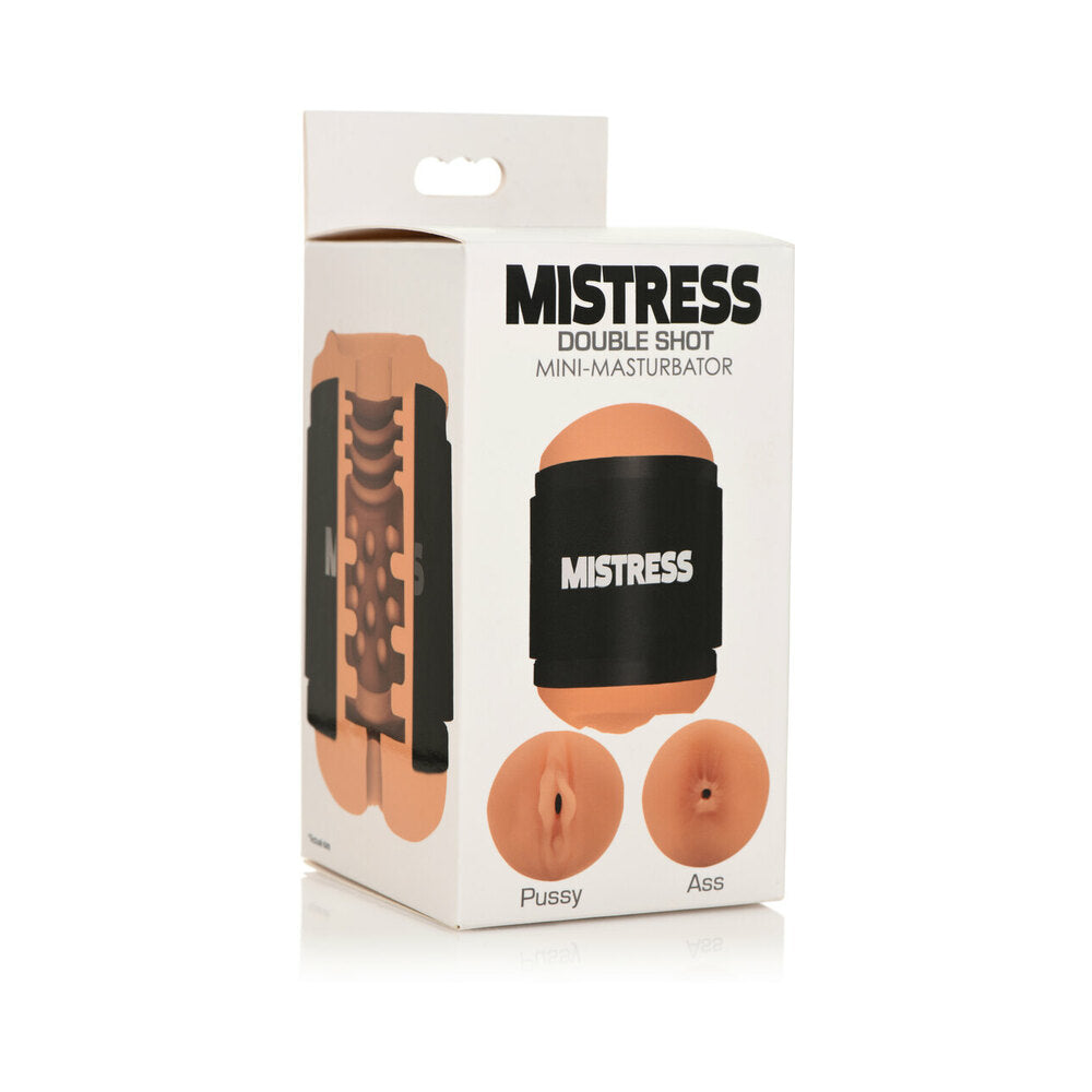 Curve Novelties Mistress Mini Double Stroker Pussy & Ass - Medium