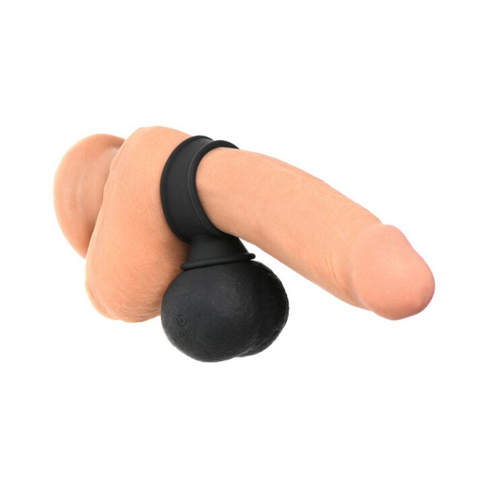 Jock 28X Vibrating Silicone Balls Large Black