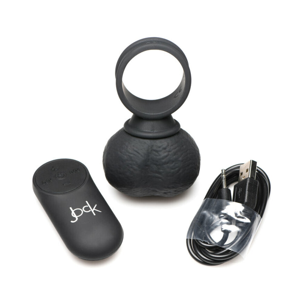 Jock 28X Vibrating Silicone Balls X Large Black