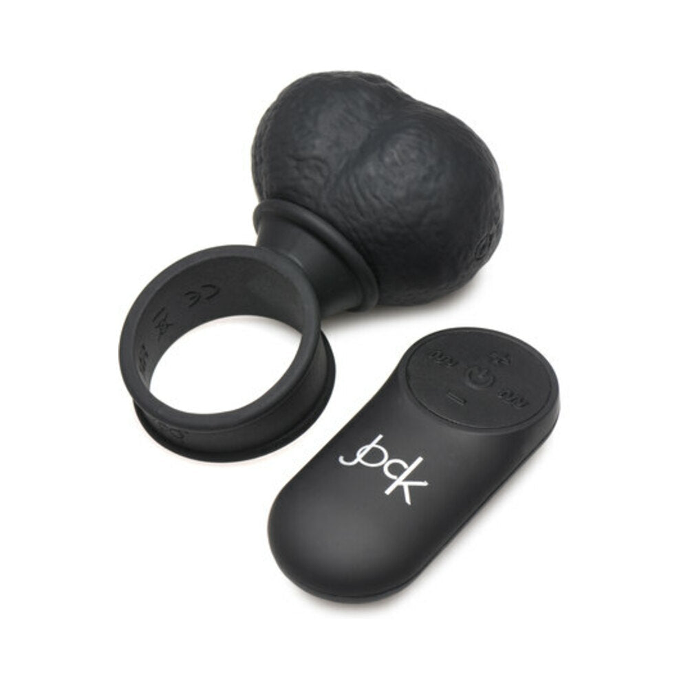 Jock 28X Vibrating Silicone Balls X Large Black