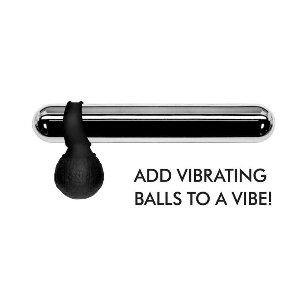 Jock 28X Vibrating Silicone Balls X Large Black