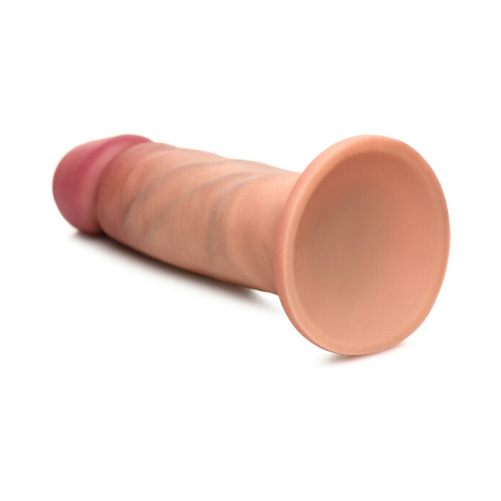 Jock Dual Density Silicone Dildo 6In Light