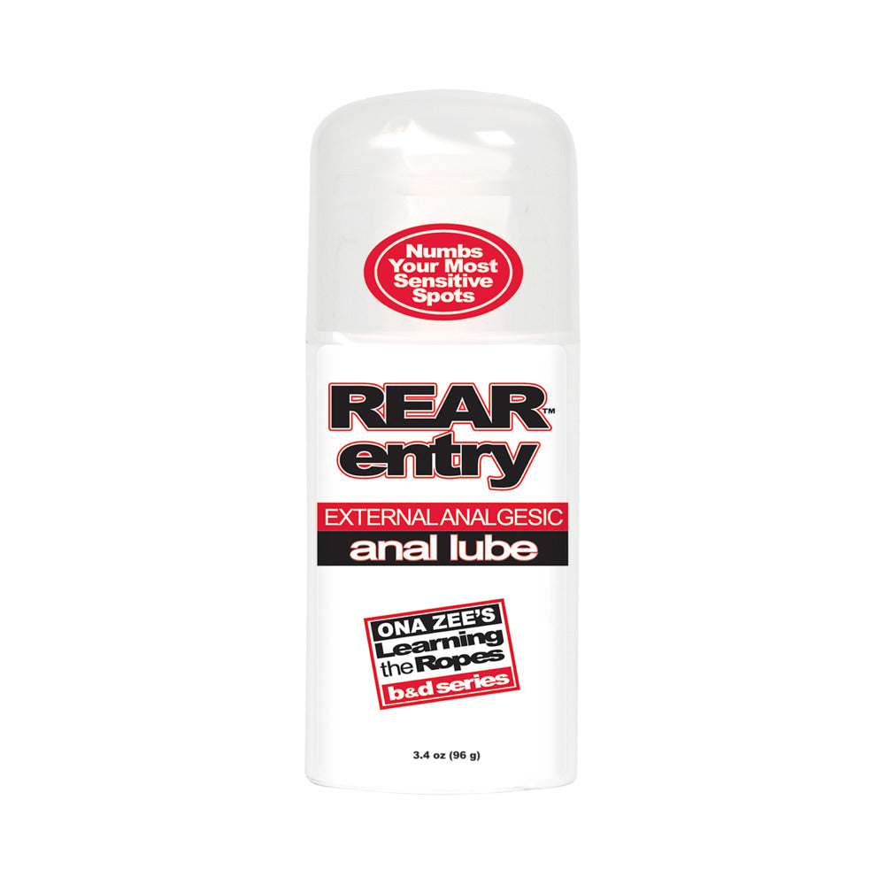 Ona Zees Rear Entry Desensitizing Anal Lube 3.4Oz.
