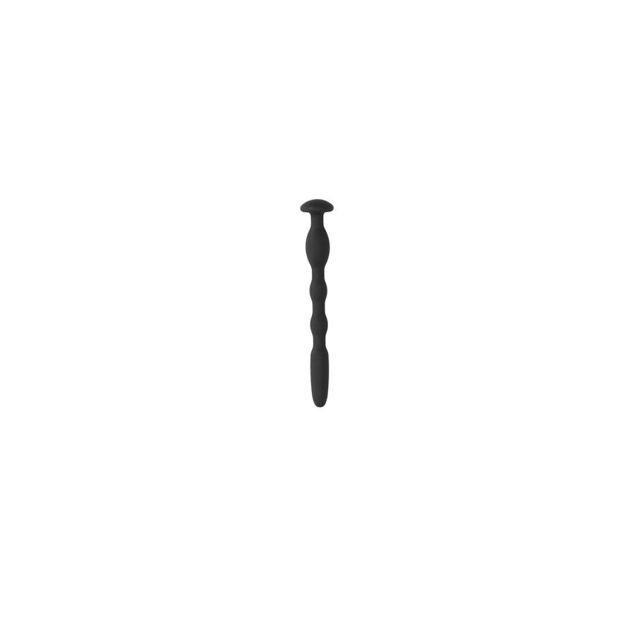Ouch! Urethral Sounding - Silicone Cock Pin - Black - 11 Mm