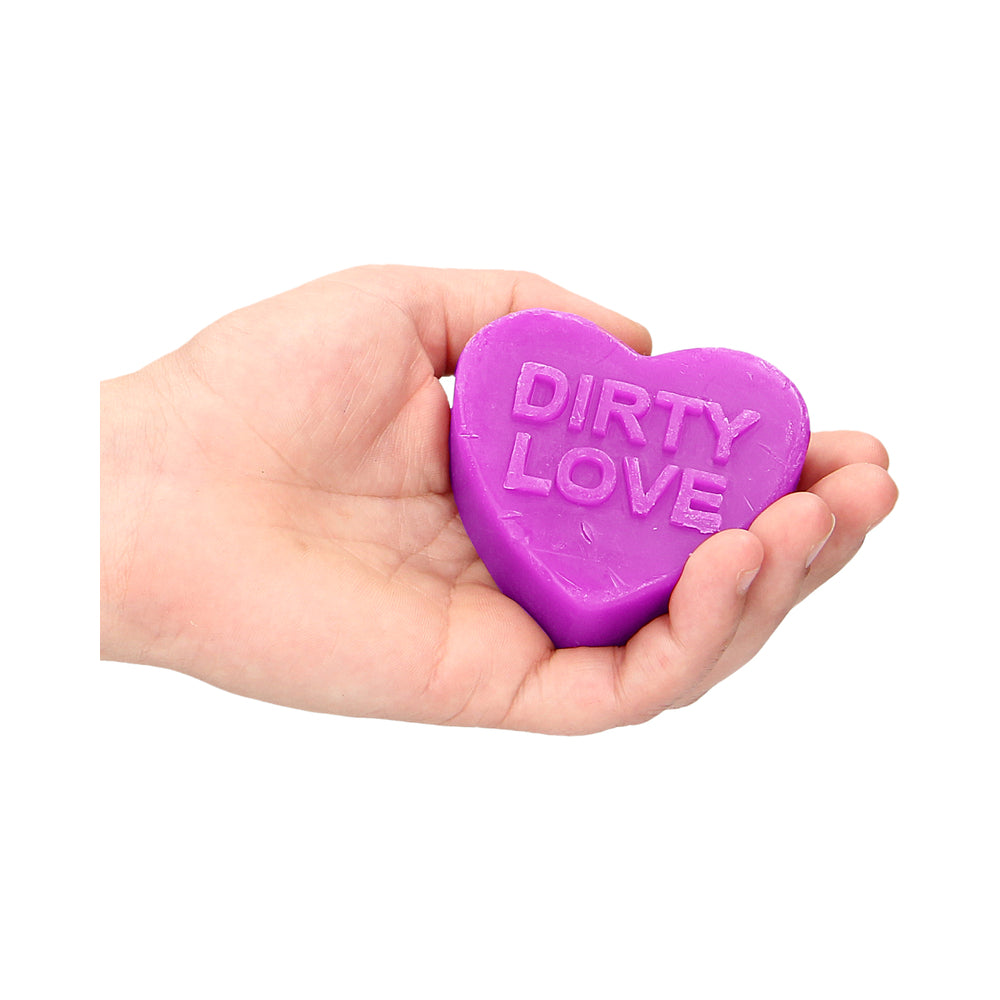S-Line Heart Soap - Dirty Love - Lavender Scented