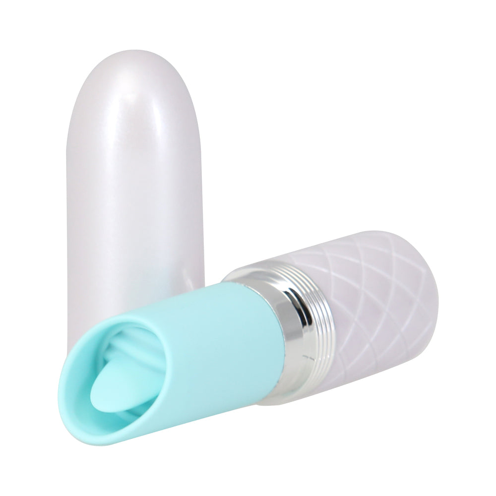 Pillow Talk Lusty Flickering Lipstick Massager Teal