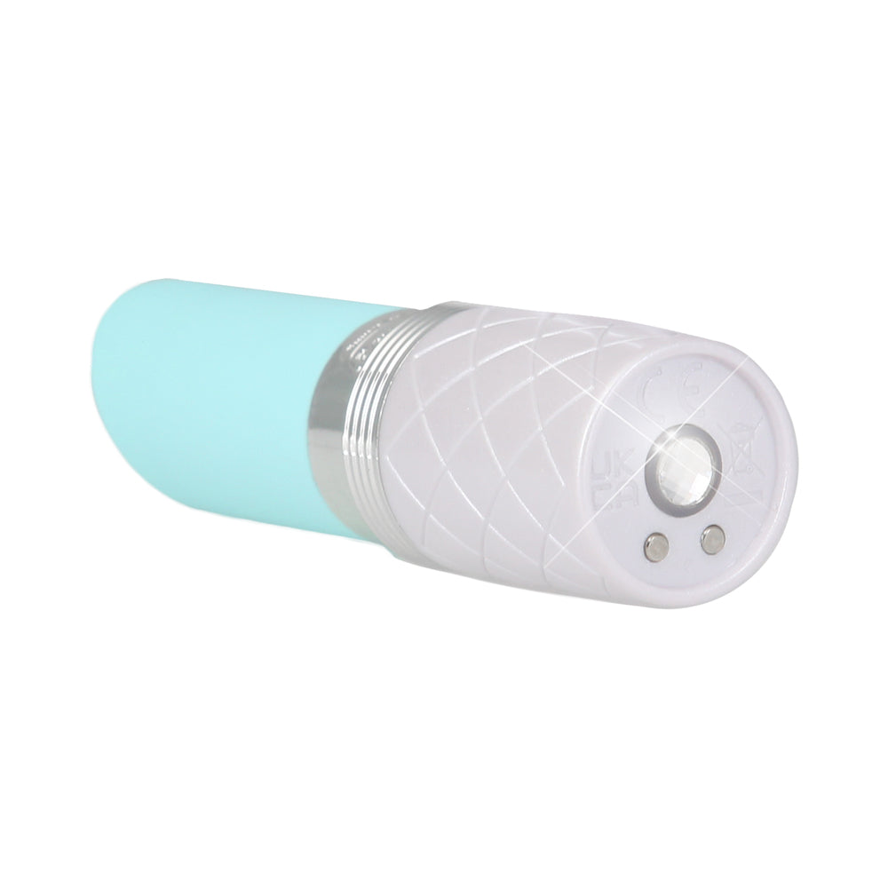 Pillow Talk Lusty Flickering Lipstick Massager Teal