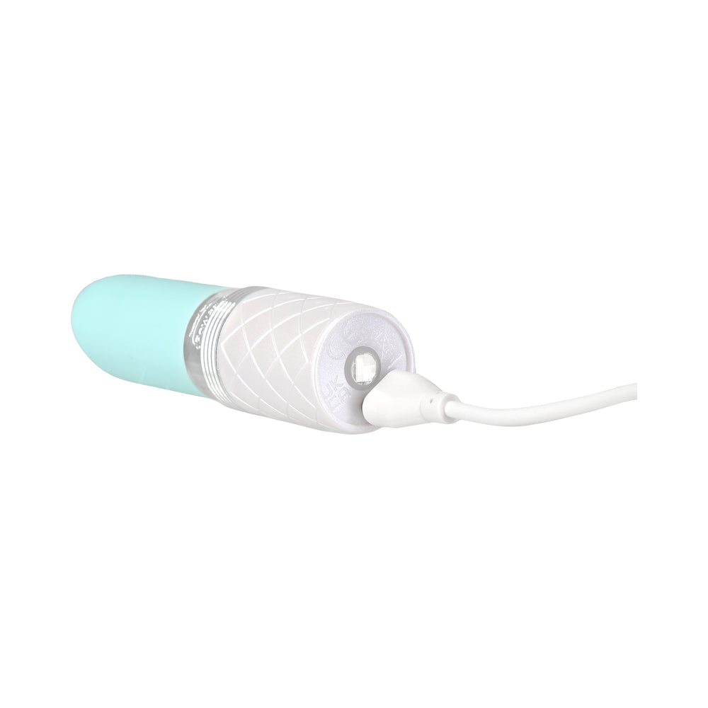 Pillow Talk Lusty Flickering Lipstick Massager Teal