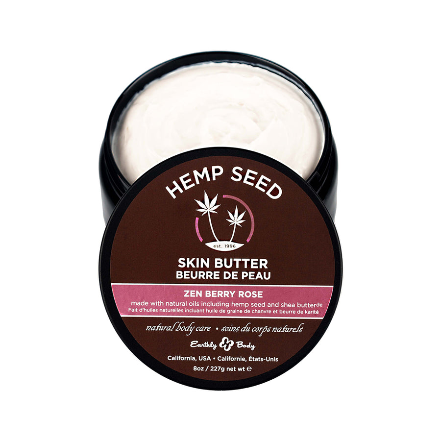 Earthly Body Hemp Seed Skin Butter-Zen Berry Rose 8oz