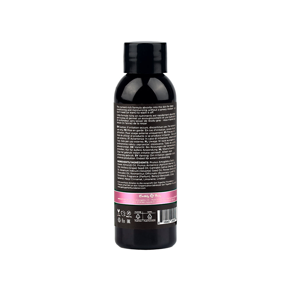 Earthly Body Massage & Body Oil - 2 Oz Zen Berry Rose