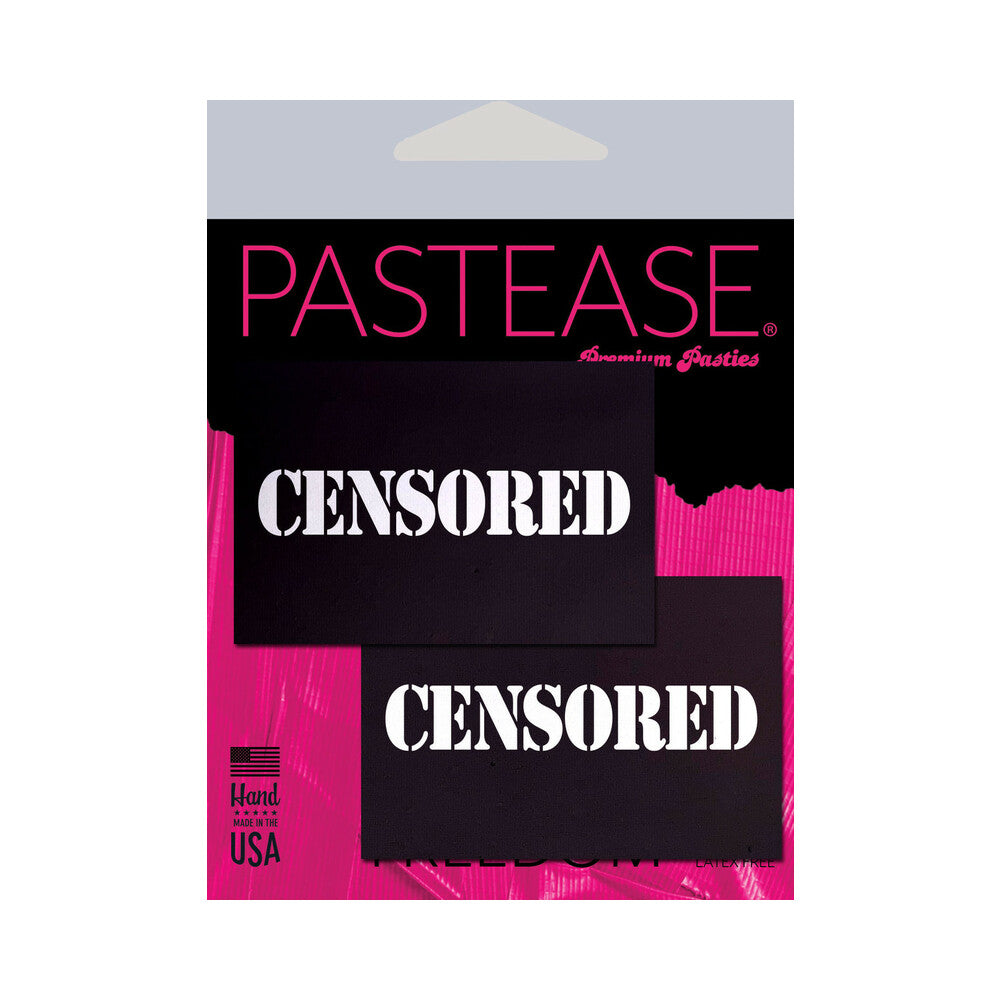 Censored Bar Black Pasties O/S