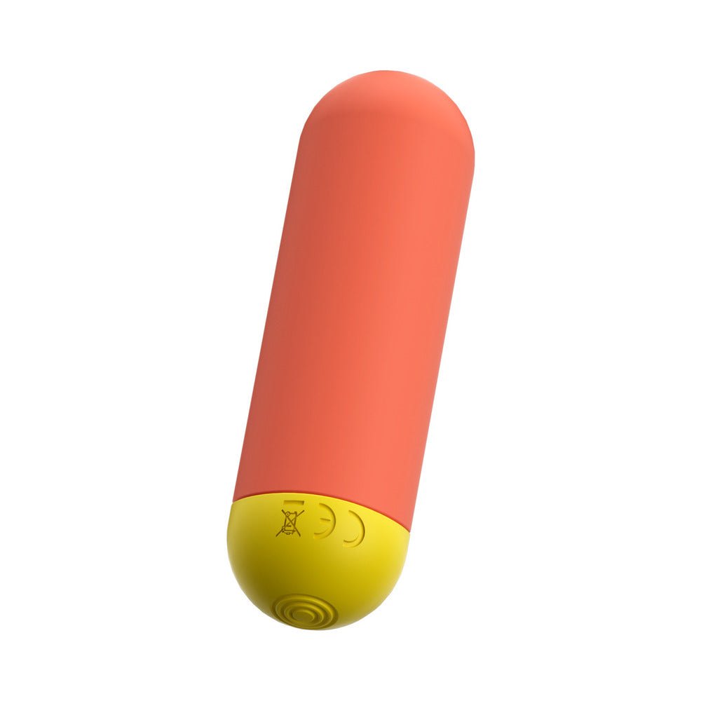 Romp Riot Rechargeable Bullet Vibrator Light Orange