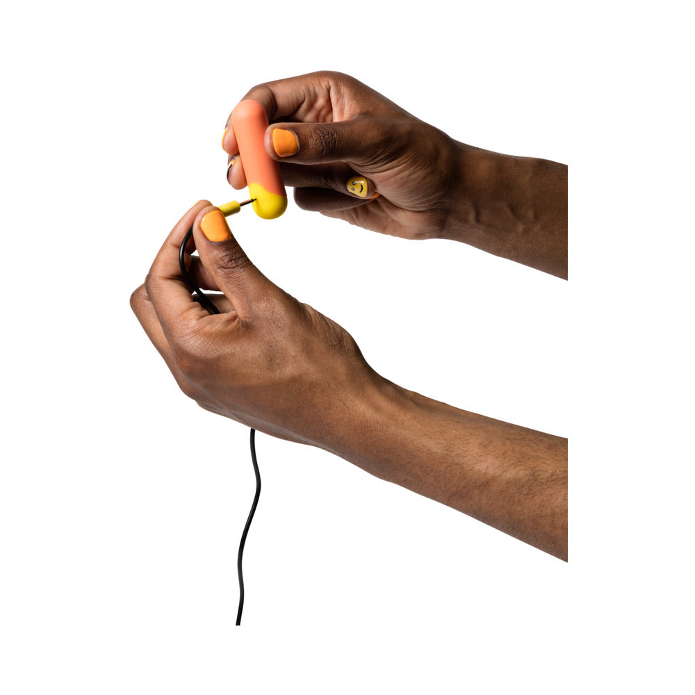 Romp Riot Rechargeable Bullet Vibrator Light Orange