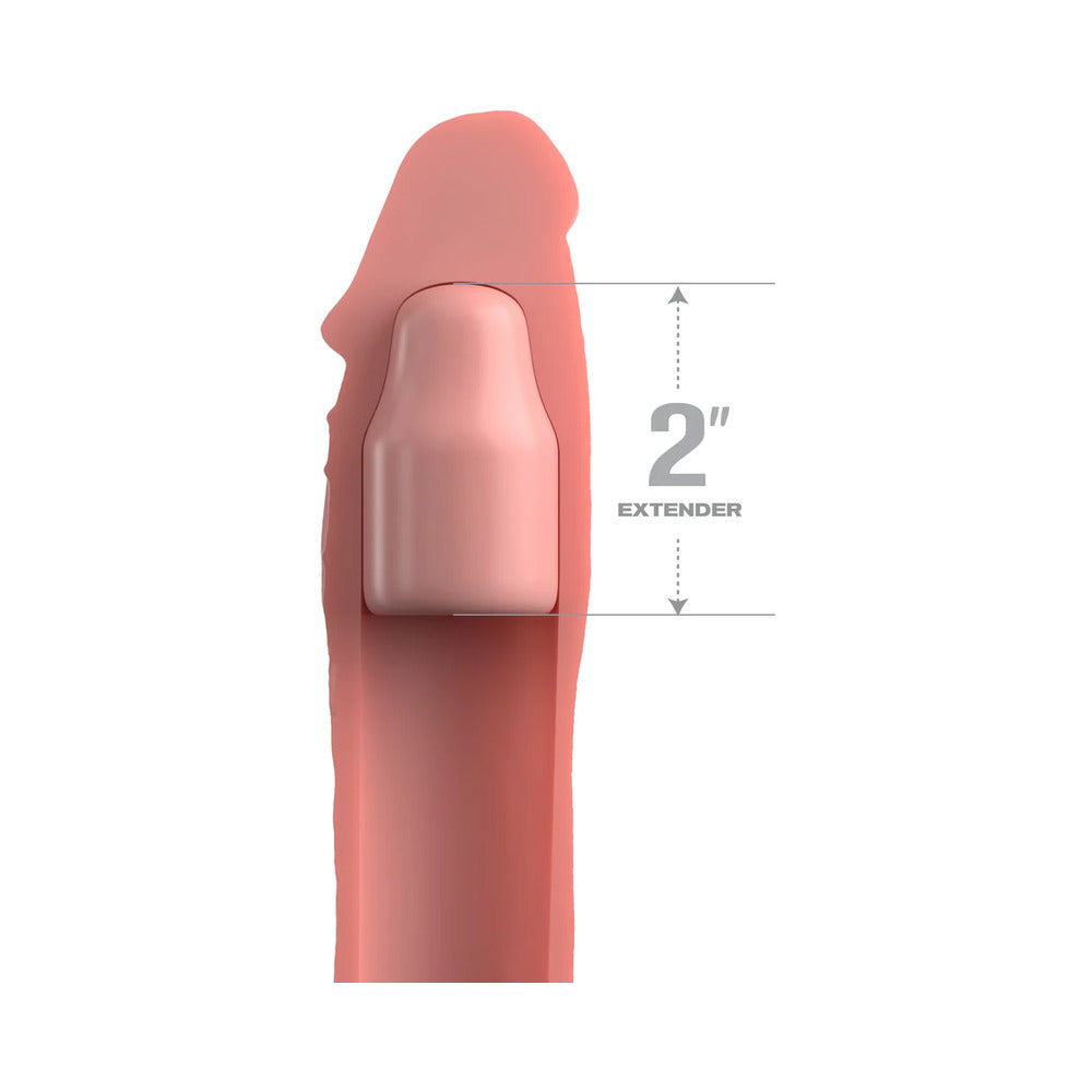 Fantasy X-Tensions Elite Sleeve 8In With 2In Plug Light