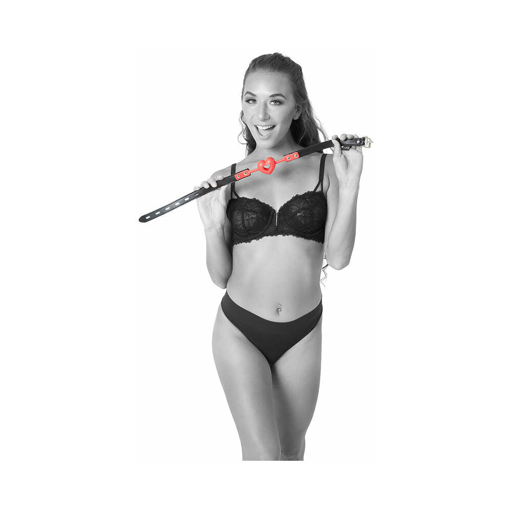 Sportsheets Sex & Mischief Amor Ball Gag Red