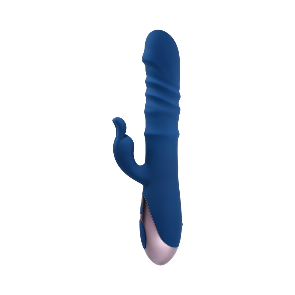 Evolved The Ringer Rechargeable Thrusting Rabbit - Blue