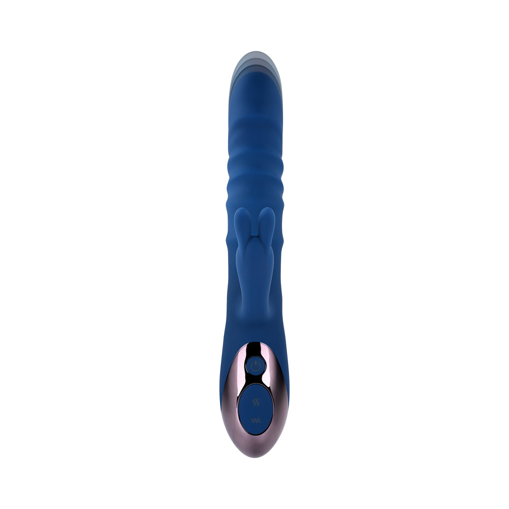 Evolved The Ringer Rechargeable Thrusting Rabbit - Blue