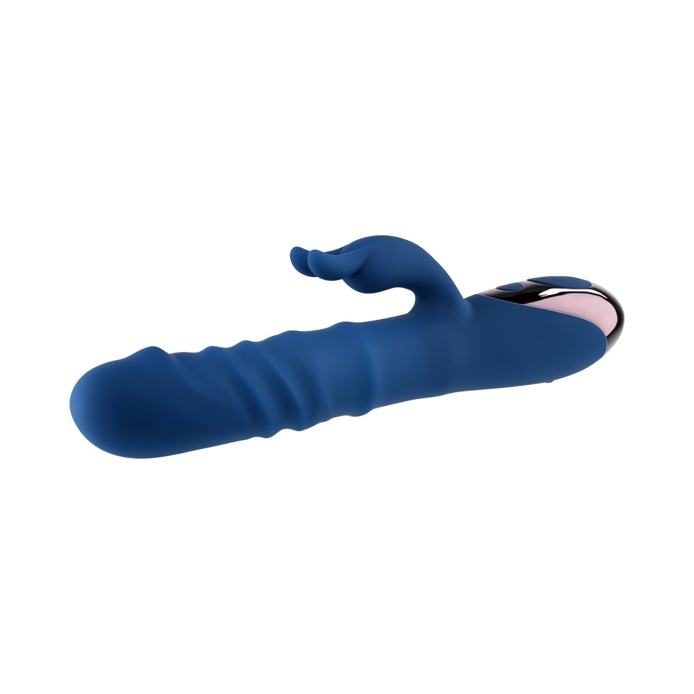 Evolved The Ringer Rechargeable Thrusting Rabbit - Blue