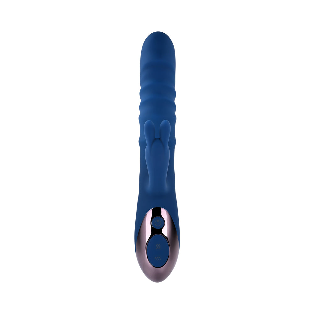 Evolved The Ringer Rechargeable Thrusting Rabbit - Blue