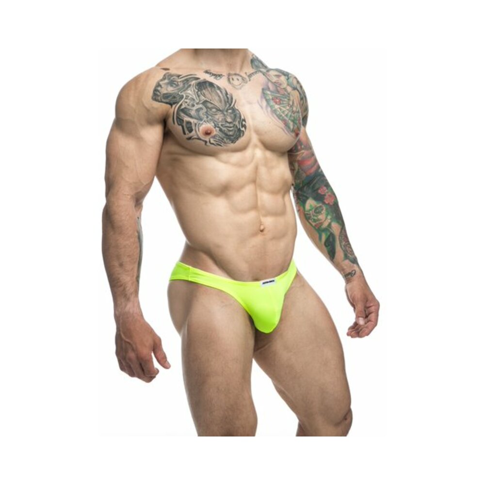 Malebasics Justin + Simon Classic Bikini Neon Green L