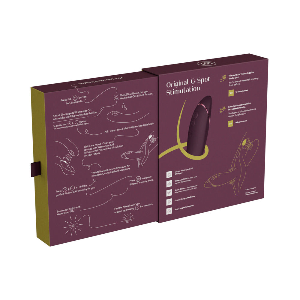 Womanizer Og G-Spot Pleasure Air Stimulator Aubergine