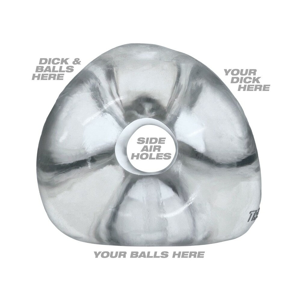 Oxballs Tri-Sport Xl Thicker 3-Ring Sling Clear