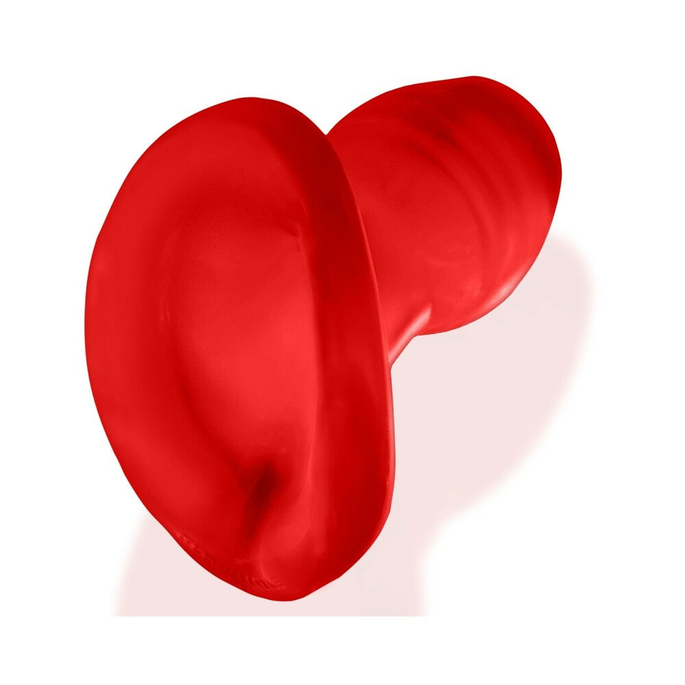 Oxballs Glowhole-1 Hollow Buttplug With Led Insert Small Red Morph