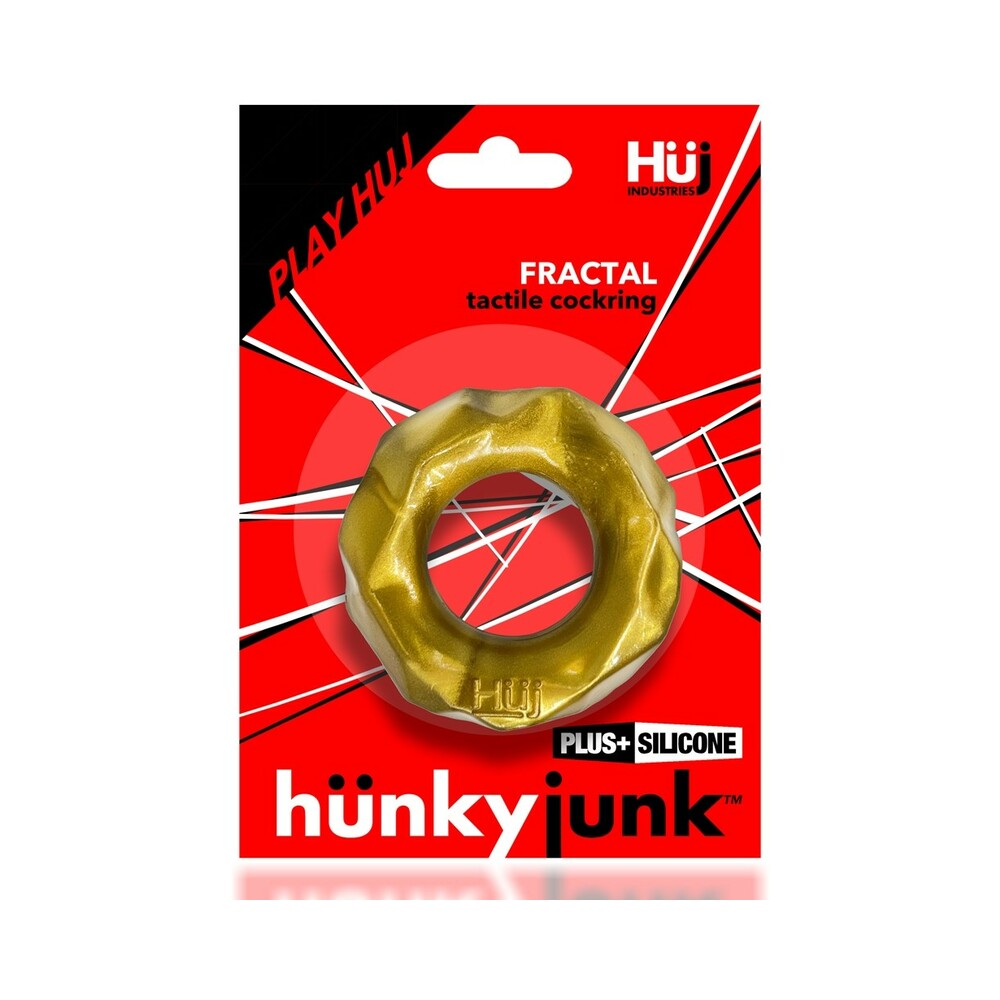 Hunkyjunk Fractal Tactile Cockring Bronze