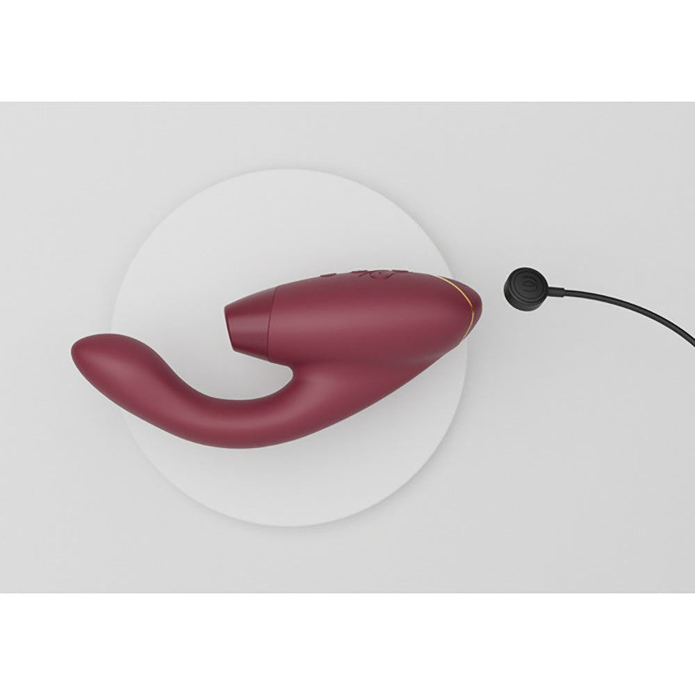 Womanizer Duo 2 Dual Stimulation Vibrator Bordeaux