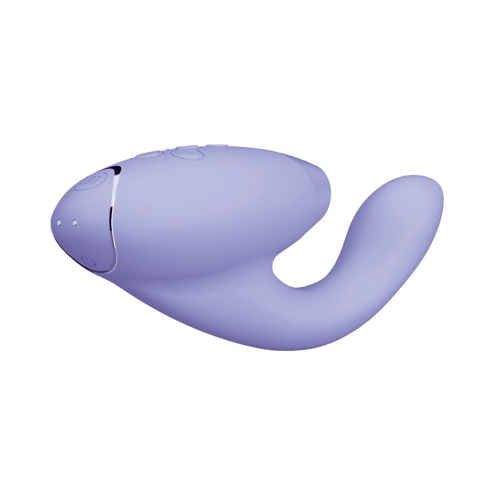Womanizer Duo 2 Rechargeable Dual Stimulation Pleasure Air And G-Spot Vibrator Lilac