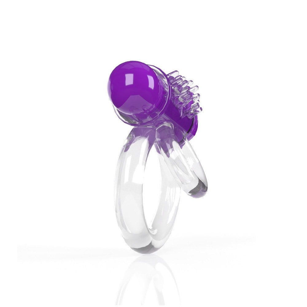 Screaming O 4B Doubleo 6 Vibrating Double Cockring Grape