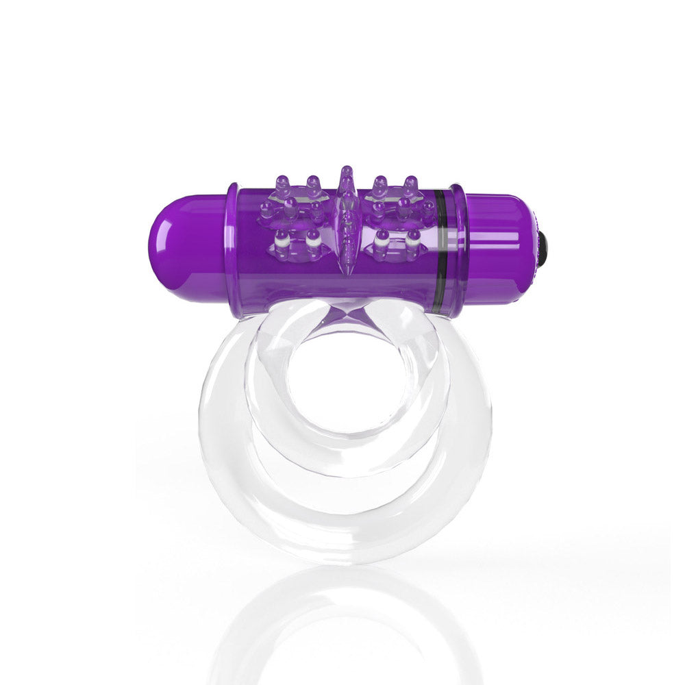 Screaming O 4T Doubleo 6 Vibrating Double Cockring Grape