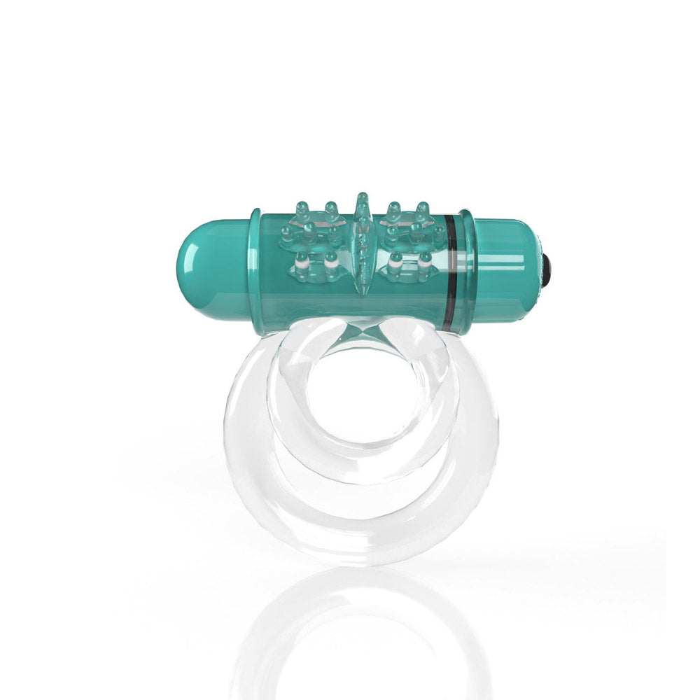 Screaming O 4T Doubleo 6 Vibrating Double Cockring Kiwi