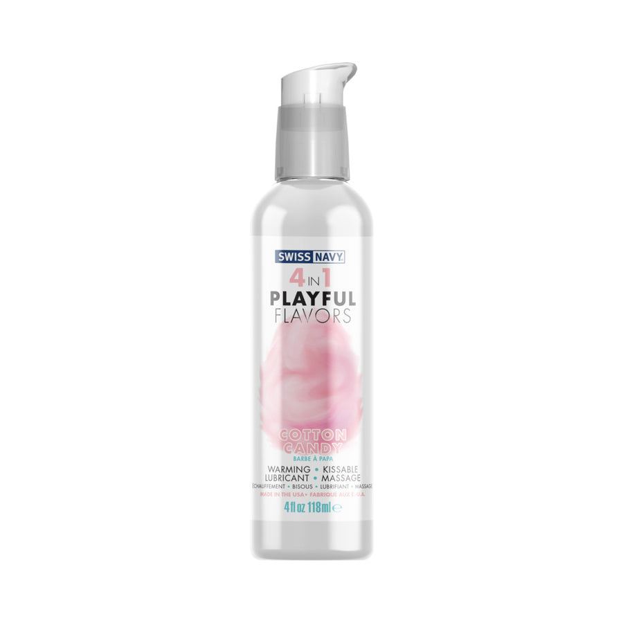 Swiss Navy 4 In 1 Playful Flavors Cotton Candy 4 Oz.