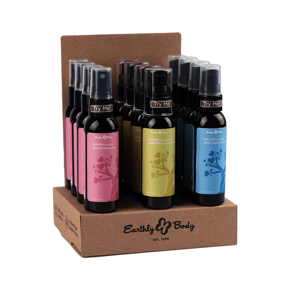 Earthly Body Hemp Seed By Night Intimate Care 12-piece Prepack