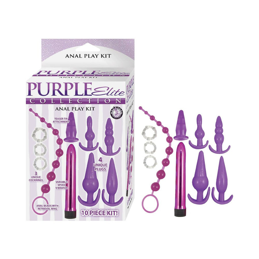 Purple Elite Collection Anal Play Kit Purple