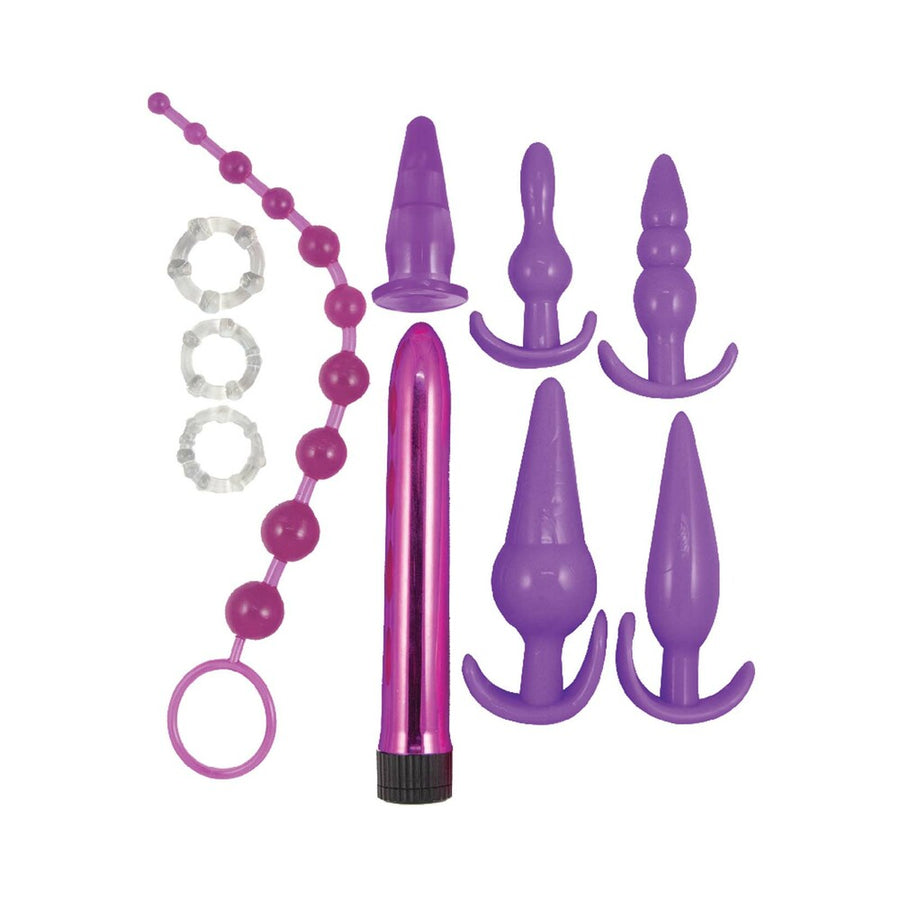 Purple Elite Collection Anal Play Kit Purple